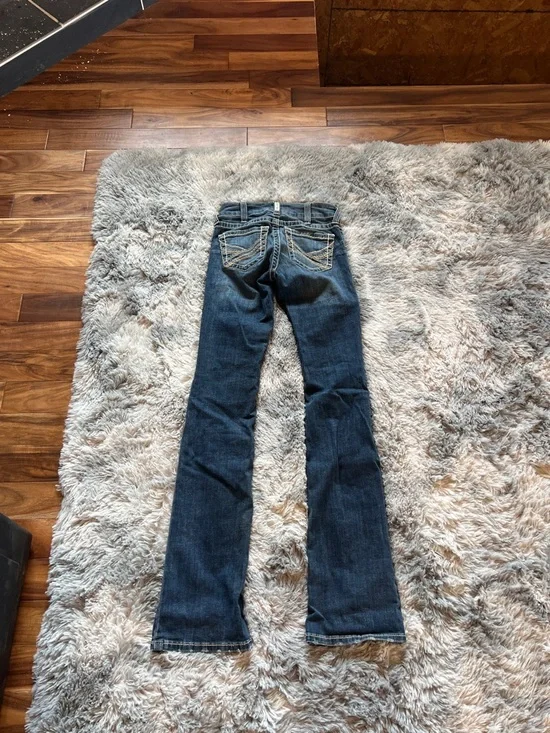 Ariat Dark Blue Flare Jeans - Picture 4 of 5